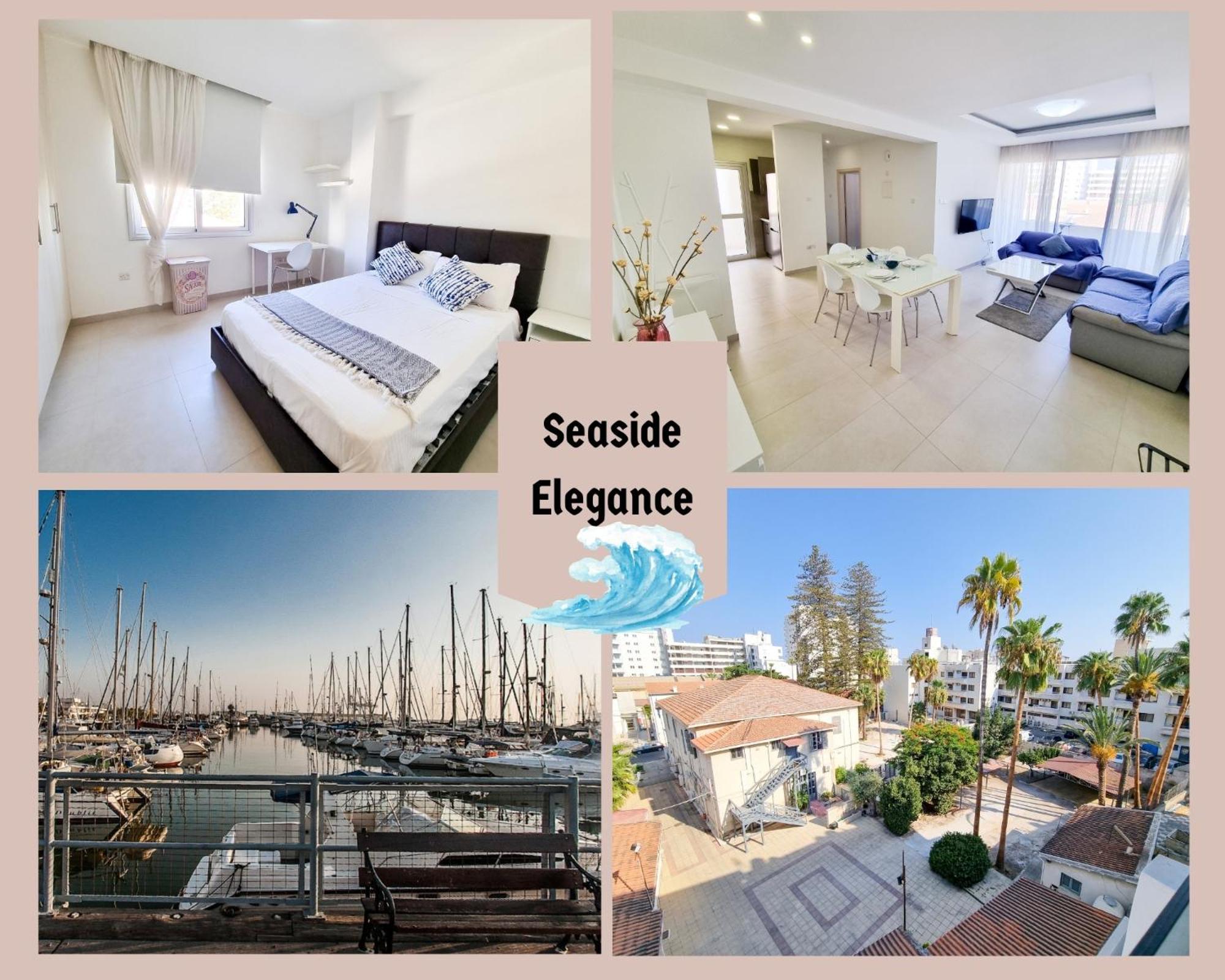 Seaside Elegance Retreat Lejlighed Larnaca Eksteriør billede